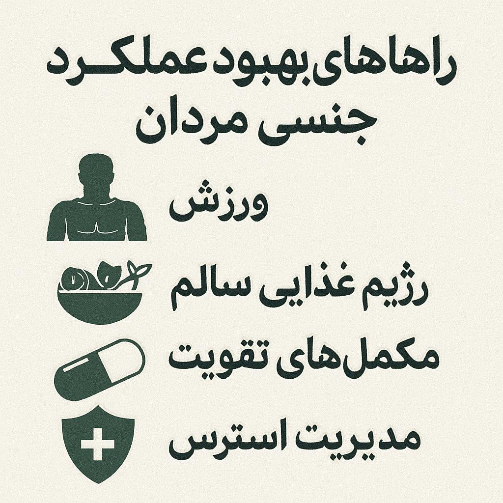 راه های بهبود عملکرد جنسی مردان